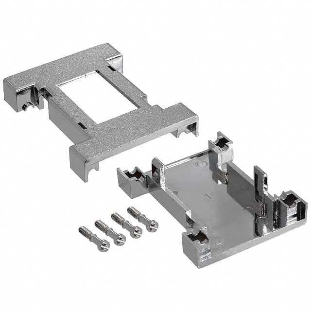 300X10789X Conec  Capots de connecteurs D-Sub en forme de D